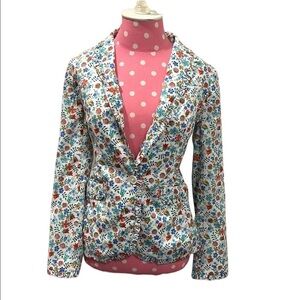 J CREW “Liberty” Art fabrics floral blazer
